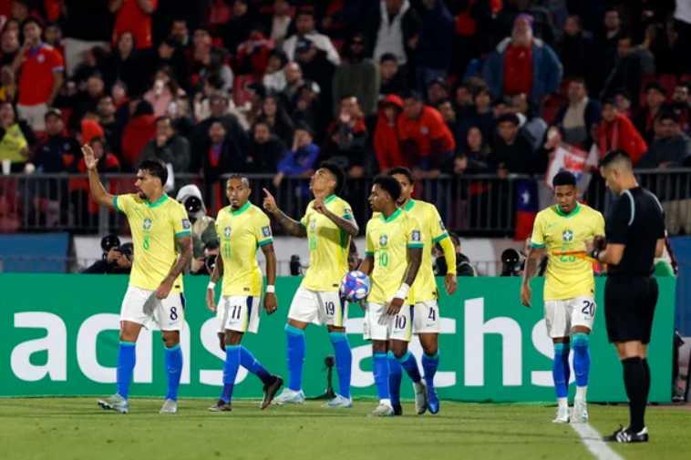 Virada dramática! Brasil vence o Chile fora de casa e assume a quarta posição nas Eliminatórias